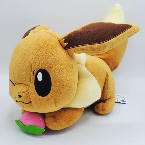 Pokemon MoguMogu Time Eevee Plushy - Picture 2 of 6